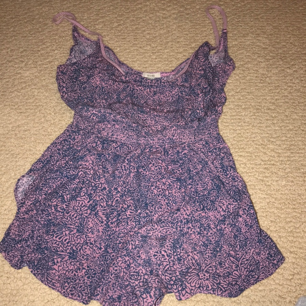 URBAN OUTFITTERS ecoté floral print romper